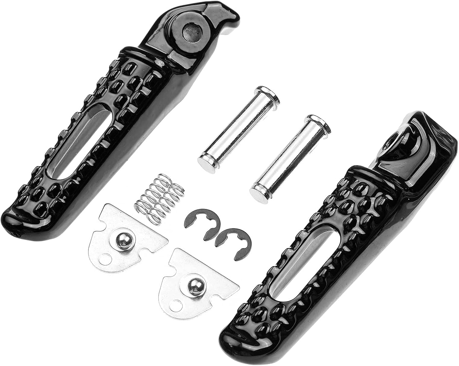 Reposapiés trasero Pedales Estriberas Juego de soportes para Honda CBR600RR 2007-2014 (parte trasera-3)