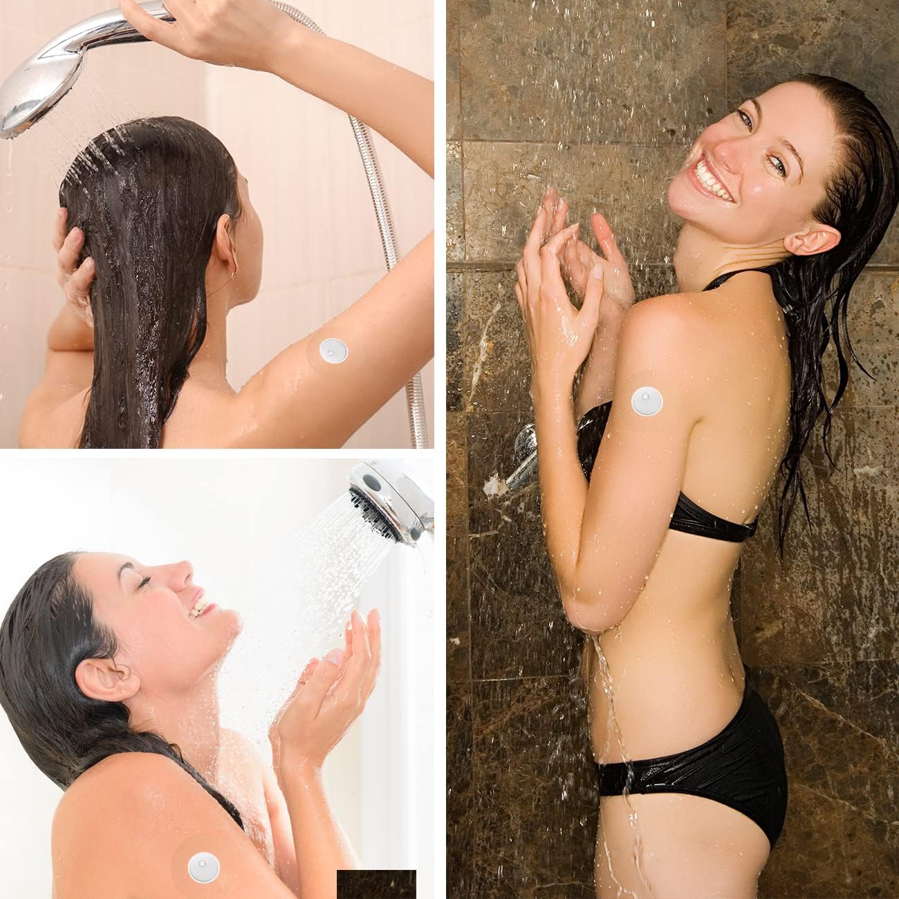 Fundas de sensor para Libre 3, impermeables, paquete de 60 parches adhesivos, cinta transparente CGM que dura hasta 14 días, sin agujero, HECHUAN