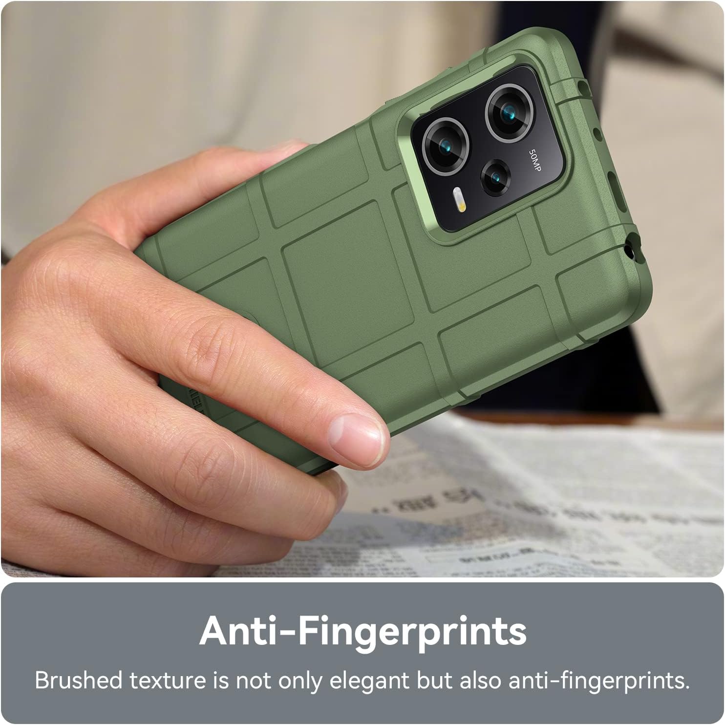 Monwutong Funda delgada para Xiaomi Poco X5 Pro, funda para Redmi Note 12 Pro 5G, resistente funda protectora con grado militar a prueba de golpes y