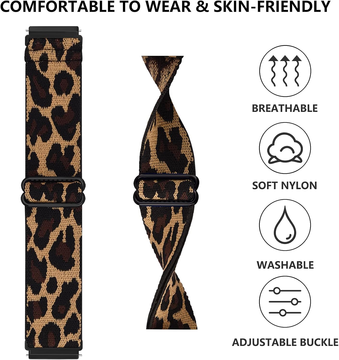 Bandas para Garmin Venu  Venu 2 Plus  Venu Sq Watch Band para mujeres y hombres, paquete de 2 correas de repuesto elásticas suaves ajustables para