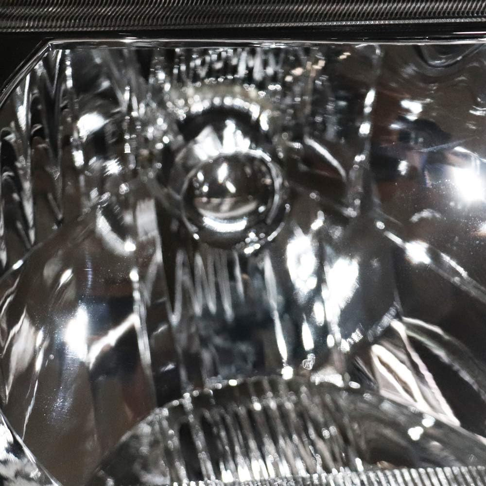 Par de faros delanteros izquierdo + derecho con bombillas para Mitsubishi Pajero Montero 2000-2006