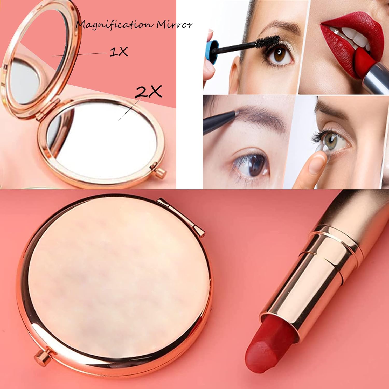 LQRI Regalos para cuñada, espejo compacto para cuñada, lo único mejor que tenerte como hermana, espejo de maquillaje, regalo de boda, regalo para