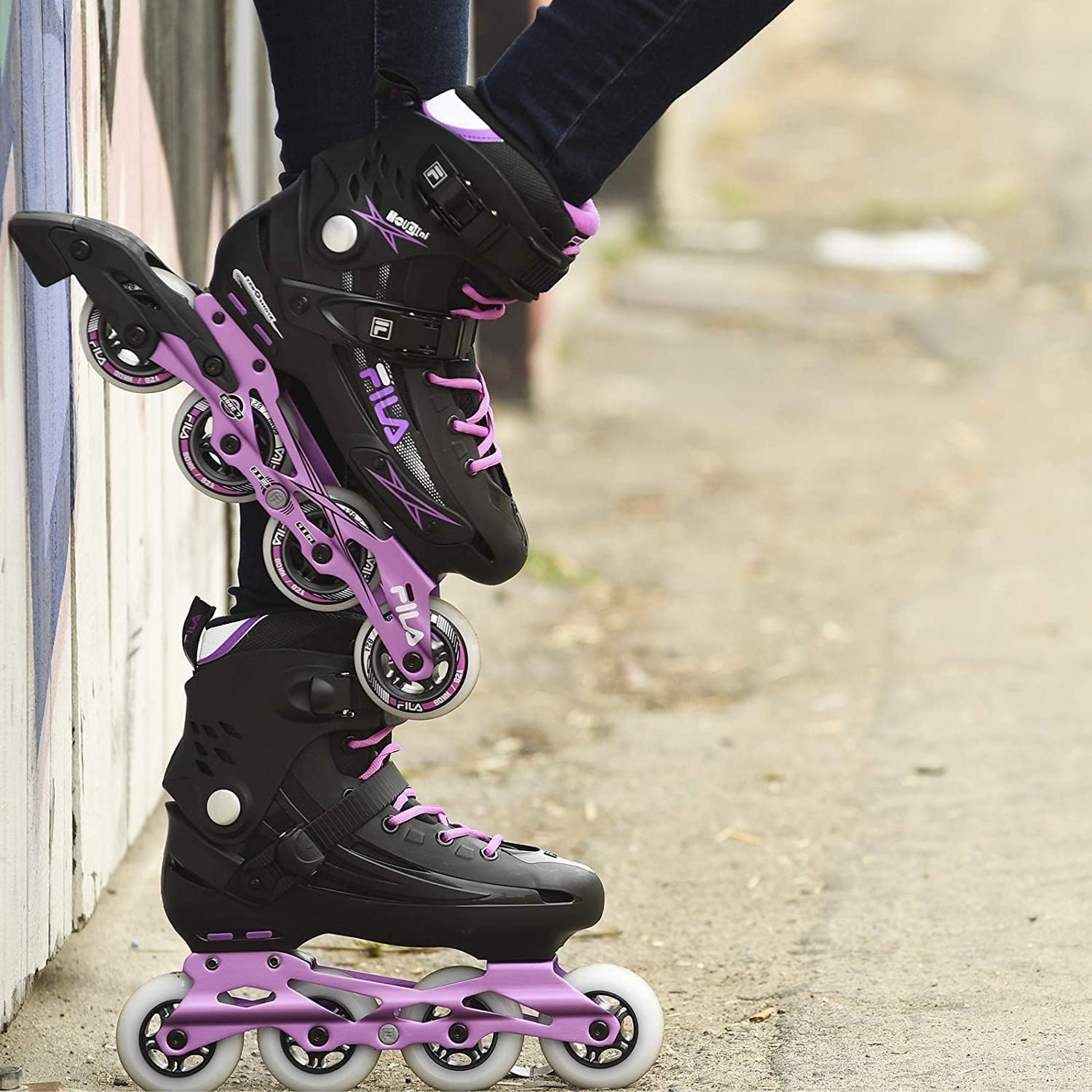 FILA Skates – Patines en línea Madame Houdini para mujer