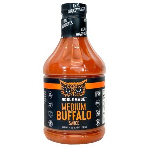 Salsa de búfalo Noble Made, Keto, sin gluten, salsa vegana para inmersión y ala, baja en carbohidratos, sin lácteos, baja en calorías, paleo, sin Salsa de búfalo Noble Made, Keto, sin gluten, salsa vegana para inmersión y ala, baja en carbohidratos, sin lácteos, baja en calorías, paleo, sin