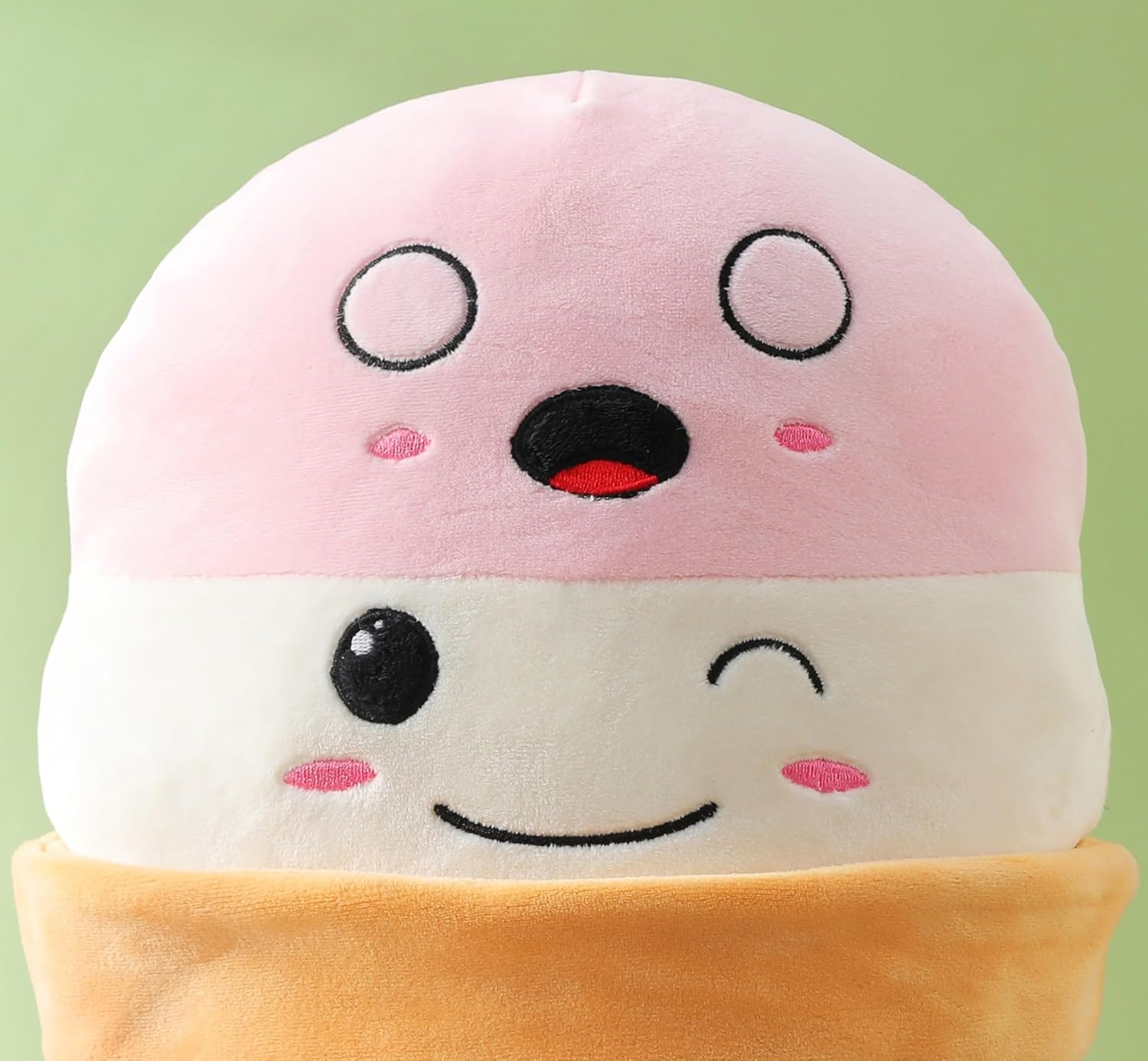 Almohadas de peluche de 12 pulgadas de helado para niños, animales de peluche, peluches kawaii, lindo peluche fácil de limpiar
