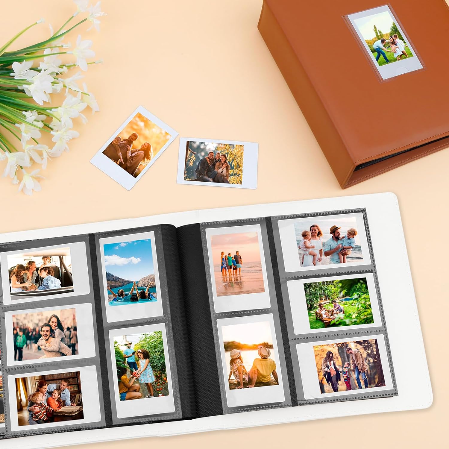 Álbum de fotos de 360 bolsillos para cámara instantánea Fujifilm Instax MiniPolaroid, para cámara instantánea Fujifilm Instax Mini 11, 12, 9, 40,