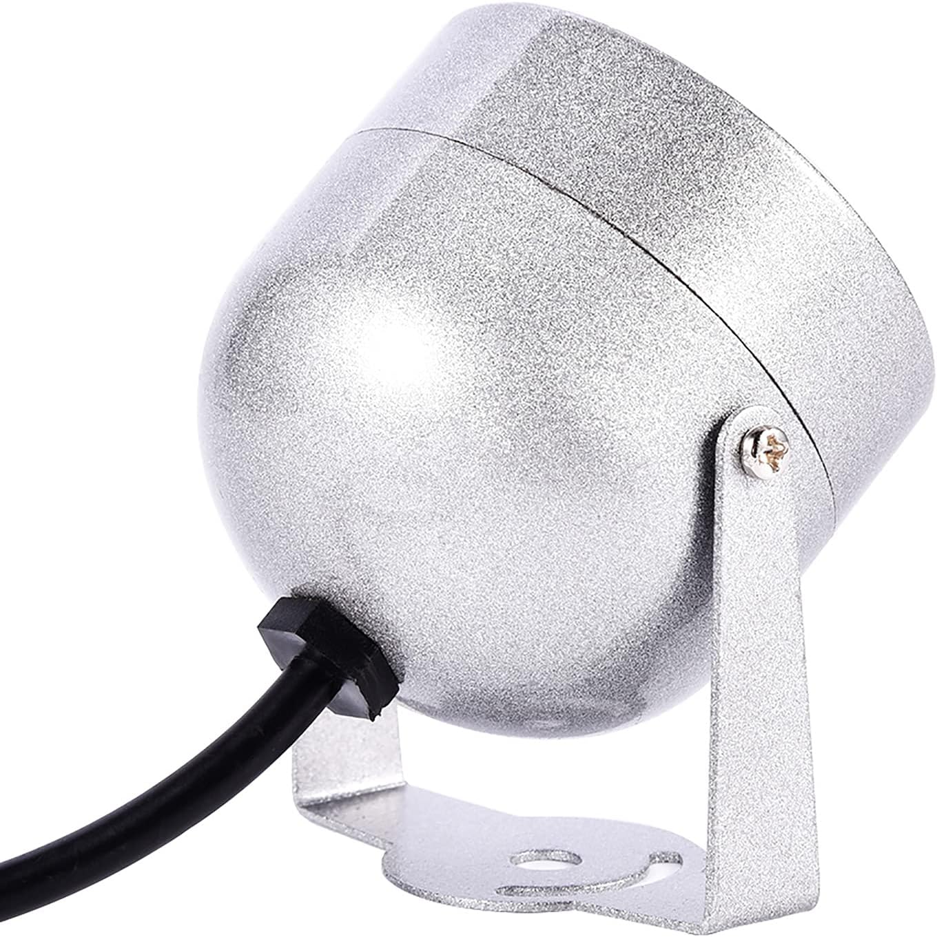 Ejoyous Iluminador infrarrojo, 48 luces LED IR iluminador 60 grados gran angular impermeable infrarrojo luz de visión nocturna para interior y