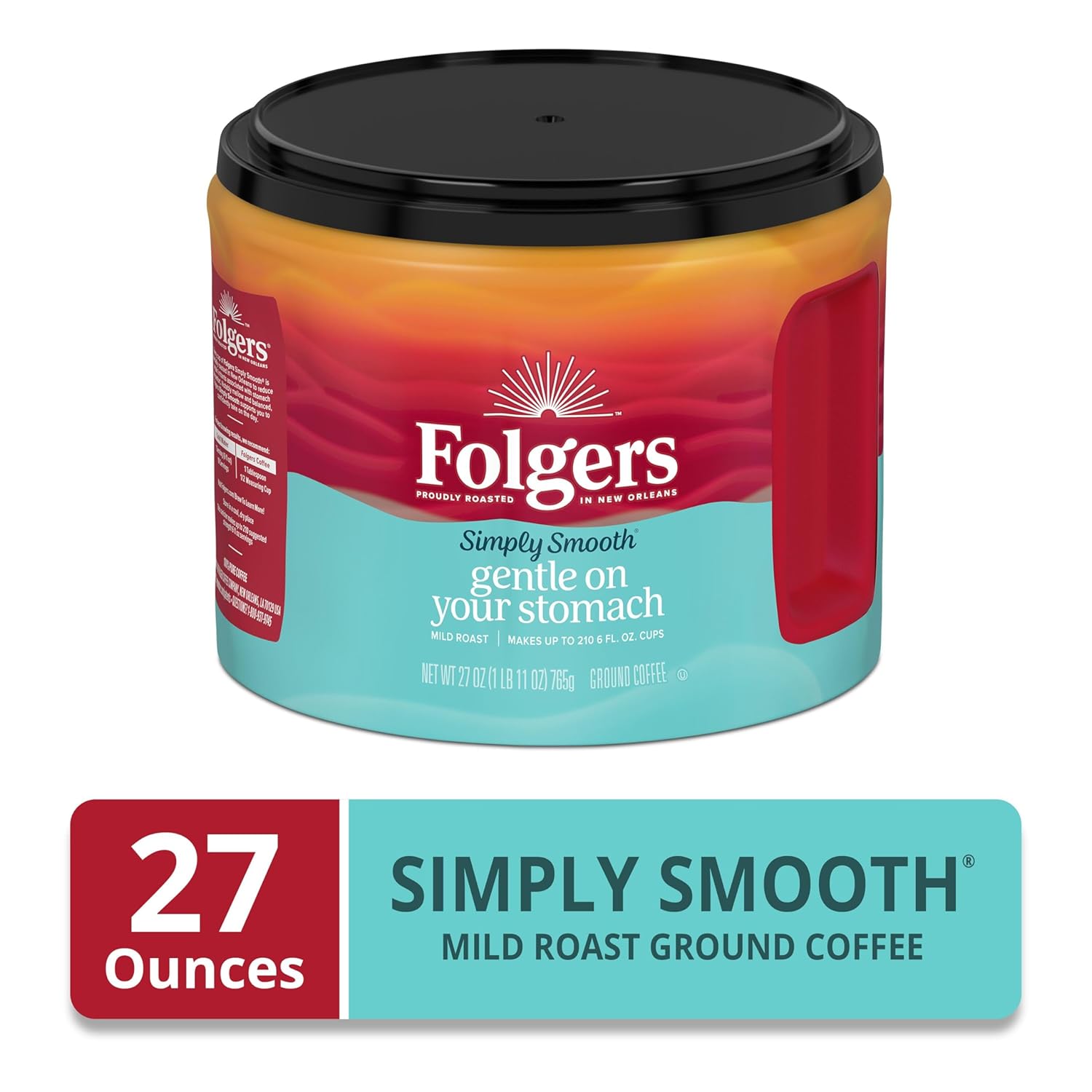 Folgers Classic Roast – Cristales de café instantáneo, 12 onzas (paquete de 1)