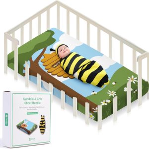 Cuddle Club Manta para bebé  Manta de velcro ajustable 100% algodón para recién nacido, con gorro novedoso Cuddle Club Manta para bebé  Manta de velcro ajustable 100% algodón para recién nacido, con gorro novedoso