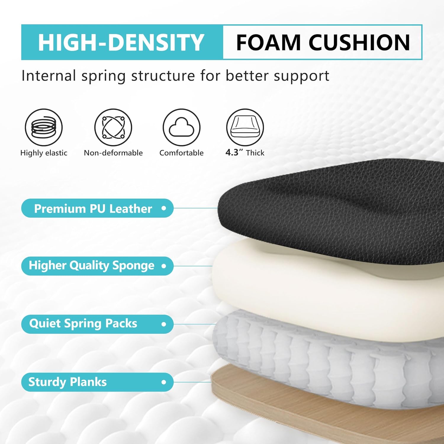 Silla de oficina, silla ejecutiva de cuero, sillas de escritorio de oficina en casa, silla ergonómica de escritorio para computadora con brazos