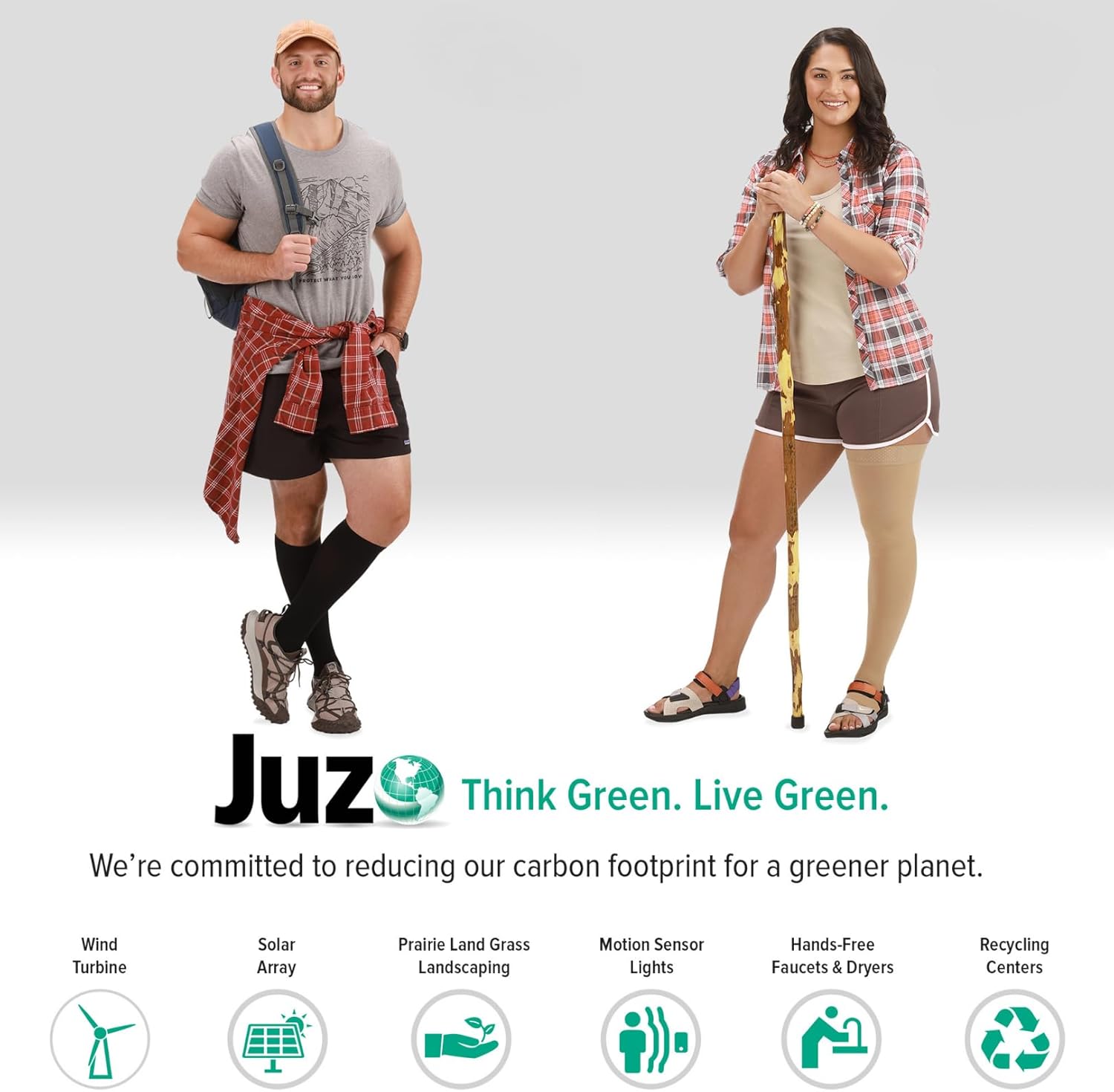 Juzo Medias de compresión Naturally Sheer de 30-40 mmHg, borde de silicona Microdot, altura del muslo, punta cerrada, calcetines de compresión para