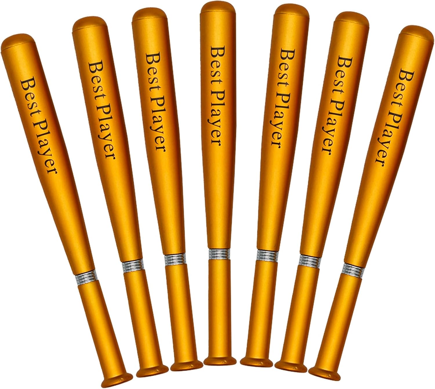 Maydahui 30 bolígrafos de béisbol de béisbol con diseño de bate de béisbol, bolígrafos deportivos geniales para el mejor jugador, tinta azul para