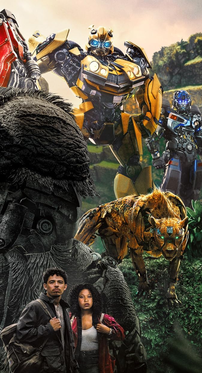TRANSFORMADORES RISE OF THE BEASTS PELÍCULA CARTEL 2 CARAS ORIGINAL 27×40 ANTHONY RAMOS