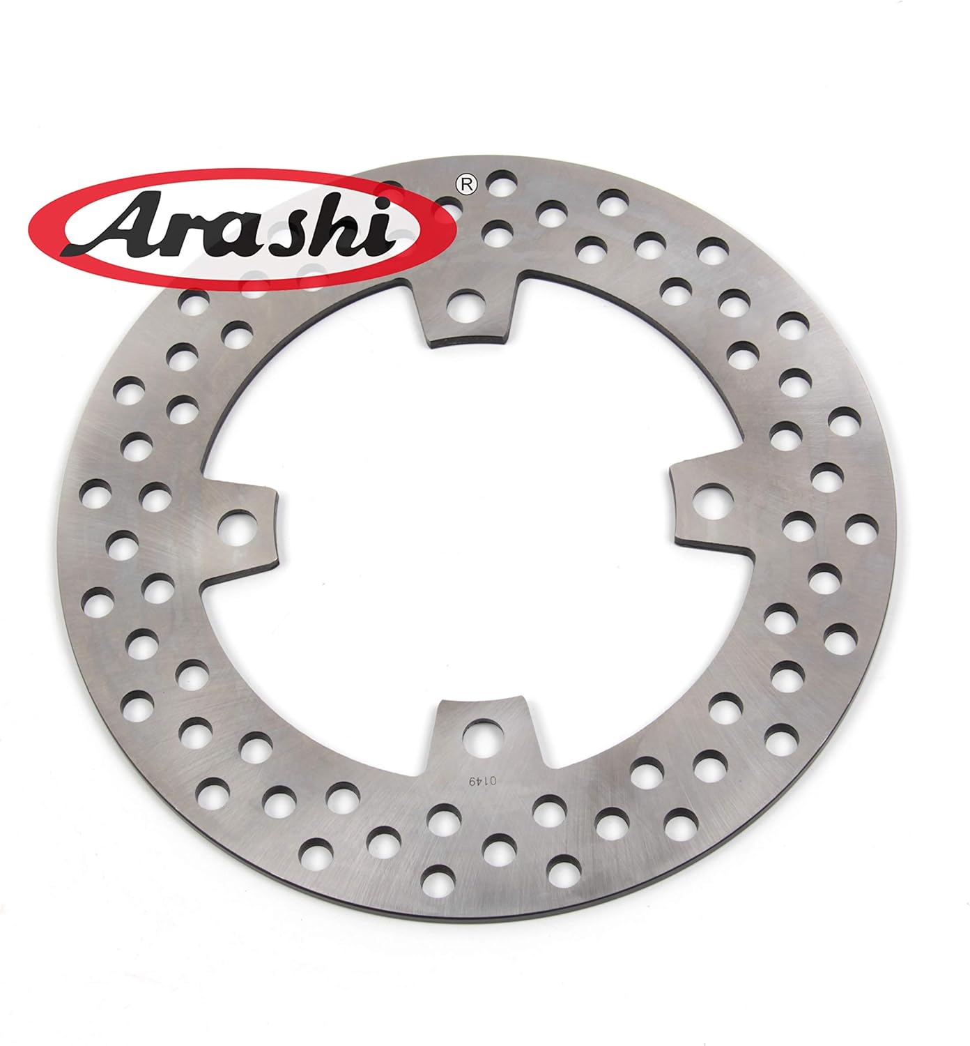Arashi Rotor de disco de freno trasero para Honda CRF250L 2013-2021  XR250R 1991-2006  XR400R 1995-2007 Accesorios de motocicleta Plata CRF 250L 250