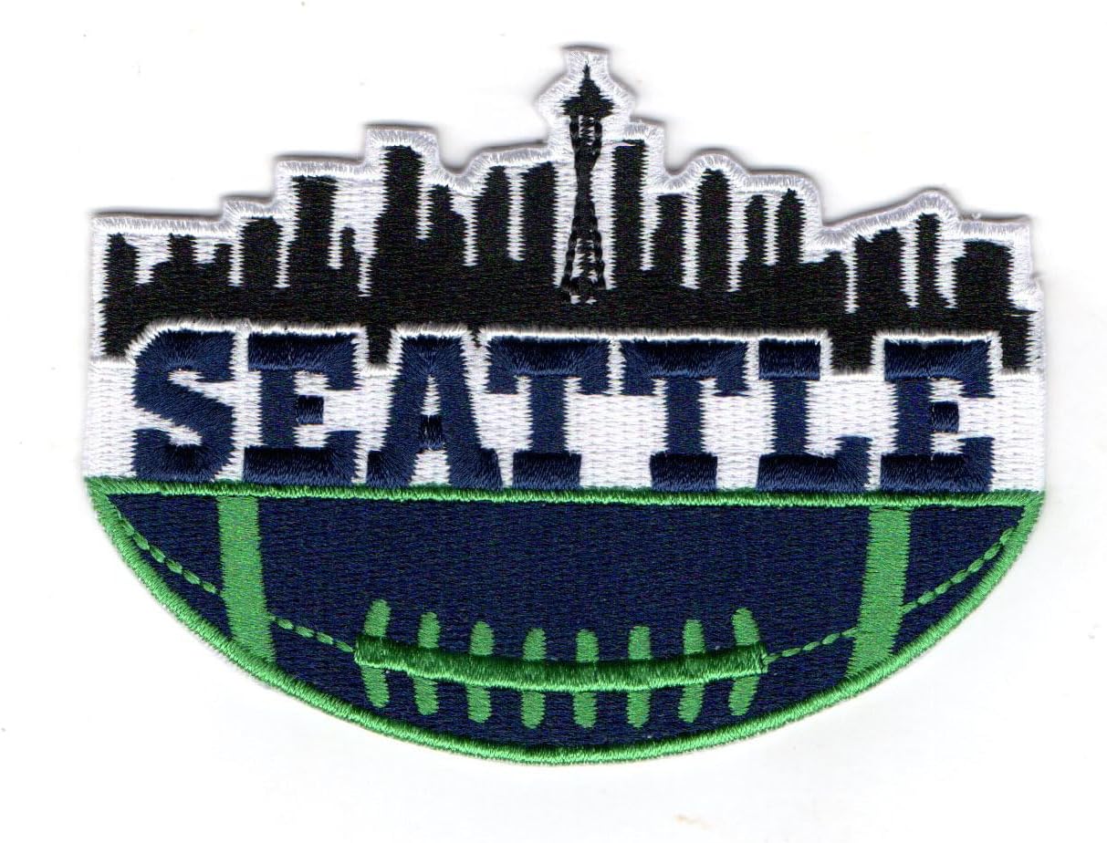 MJshop29 Seattle City – Parches para planchar para ropa, mochilas, jeans, motocicleta, parche para coser chaquetas personalizadas, sombreros, bolsas