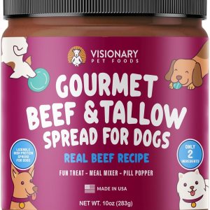 Visionary Pet Foods – Untable de carne de res para perros Elección más saludable para la mantequilla de maní Fácil de usar como tapete para lamer Visionary Pet Foods – Untable de carne de res para perros Elección más saludable para la mantequilla de maní Fácil de usar como tapete para lamer