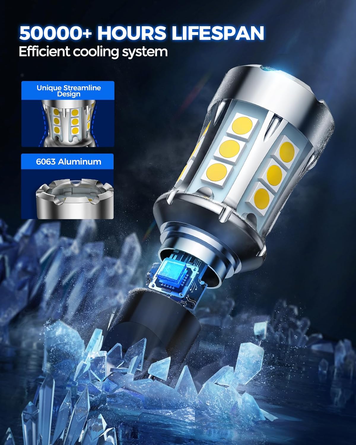 Marsauto Bombillas LED 921 912 de actualización 2024, T15 para luz de respaldo inversa, W16W 906 904 902 922 bombilla de carga para camión, 2800