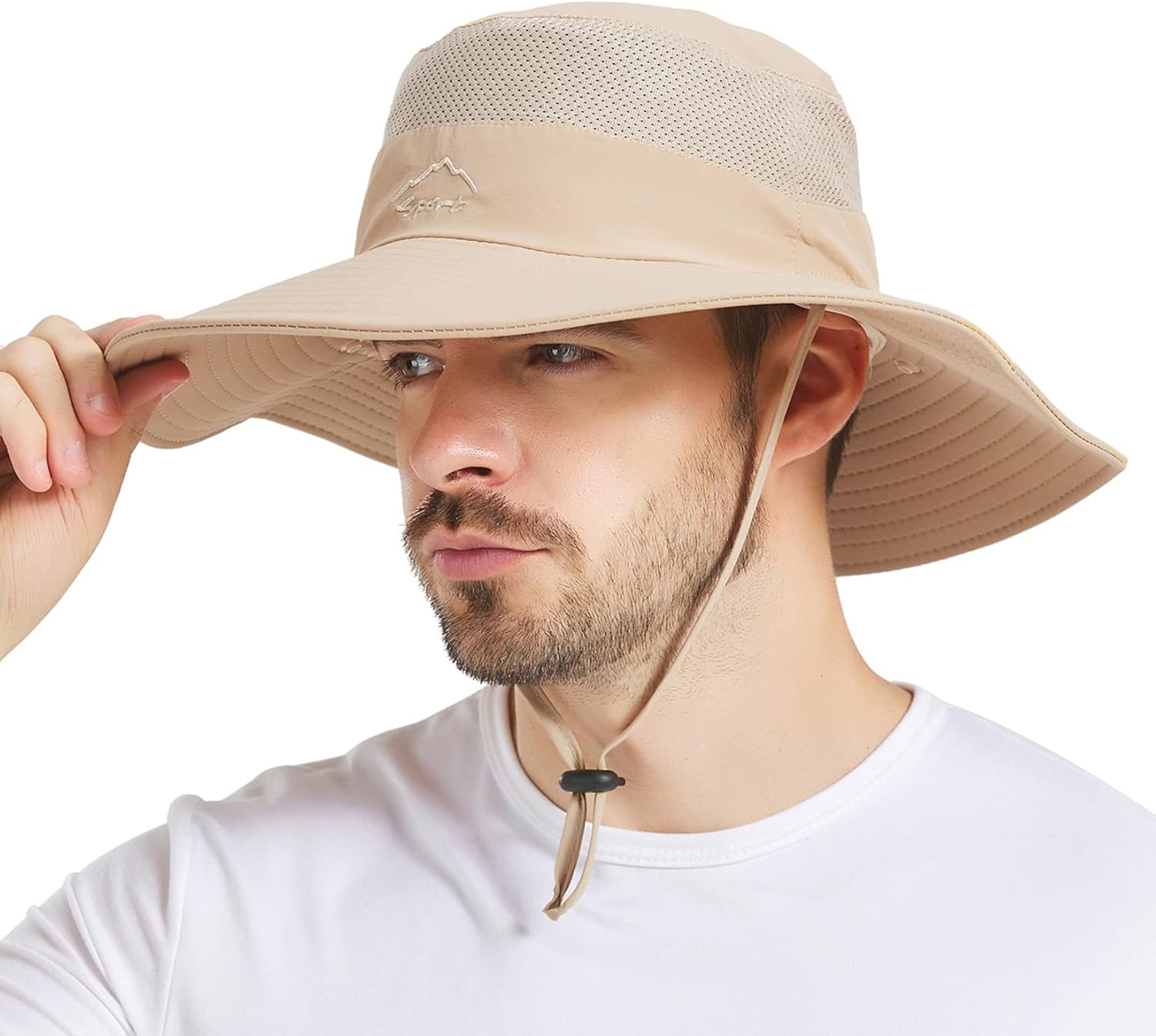 Century Star Sombrero de pesca plegable para mujer y hombre, protección solar, protección UV, sombrero de senderismo, cubo de tribu al aire libre