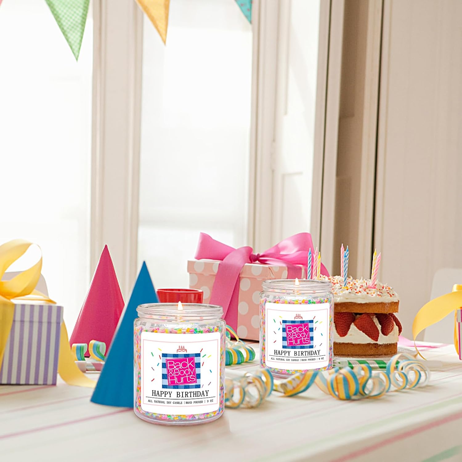 Homsolver Velas de cumpleaños para ella y él, regalos de cumpleaños para mujeres y hombres, ideas únicas de regalo de cumpleaños para mejores