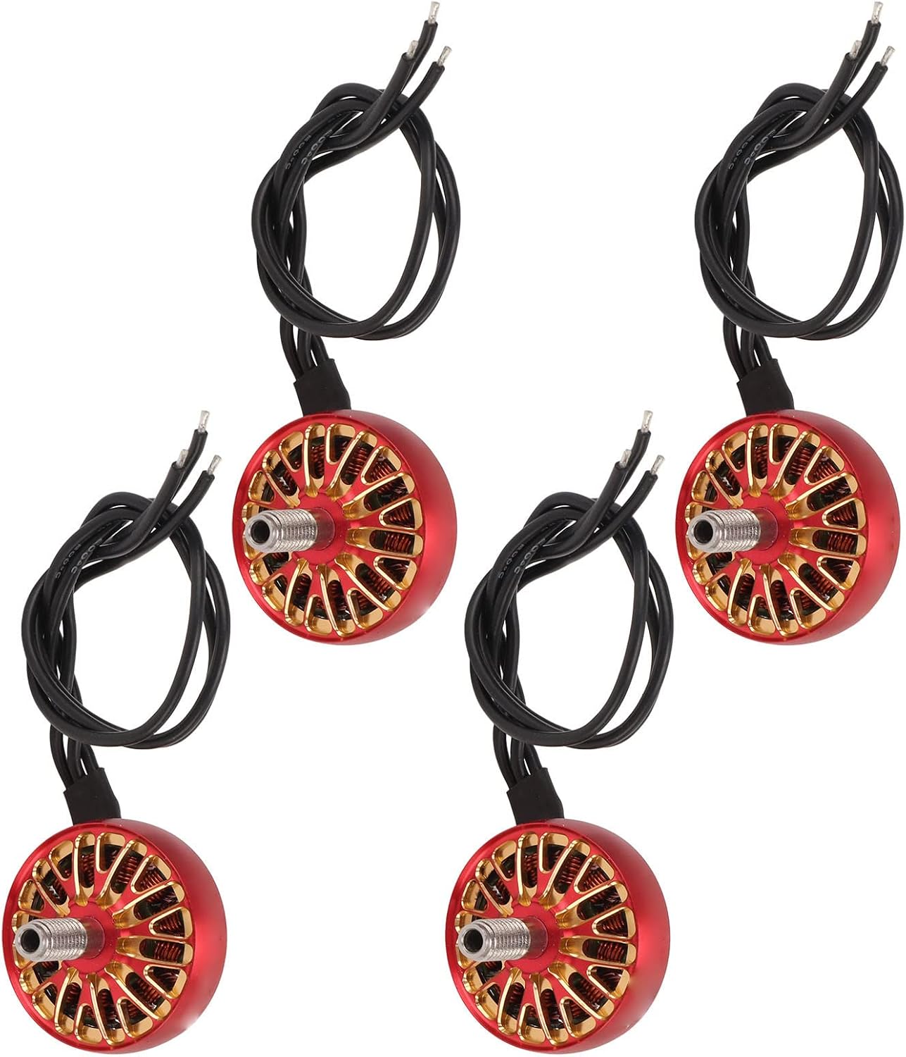 Motor sin escobillas rojo 4pcs aleación de aluminio sin escobillas motor 2203.5 3600KV para RC Multirotor Drone