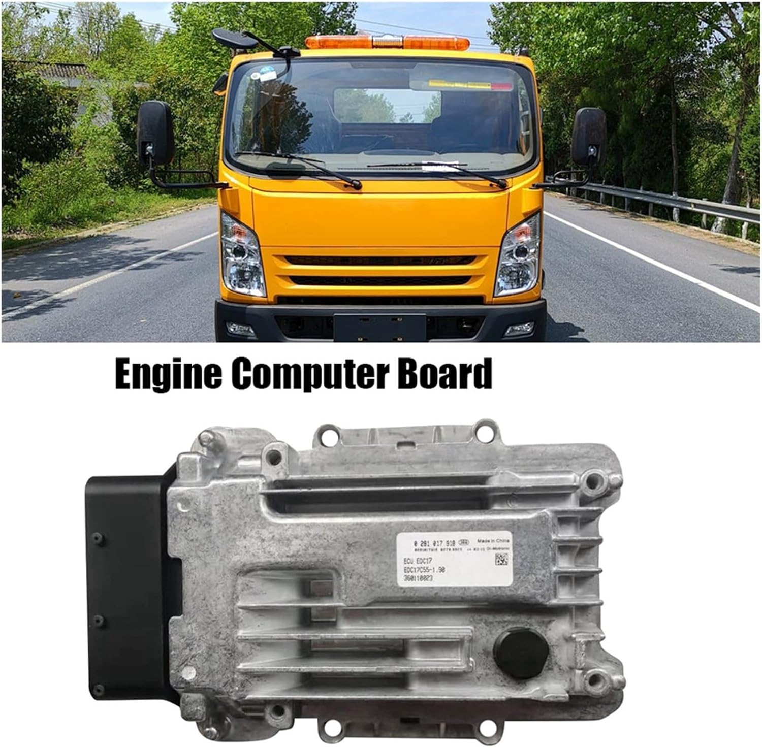 0281017918 Unidad de control electrónico del ECU del tablero del ordenador del motor de coche compatible con JMC EDC17C55