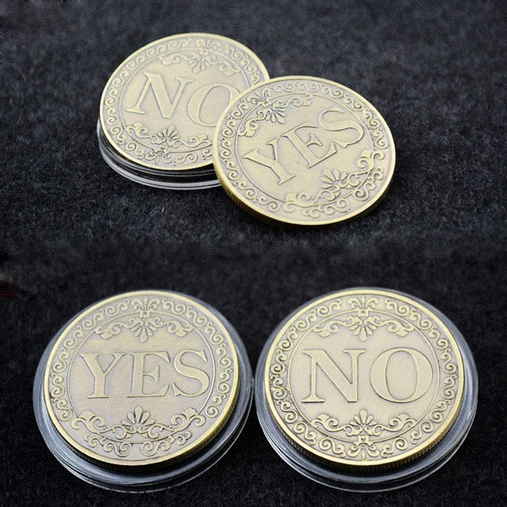 Glamtune Novedad Sí No Challenge Coin Medallion Collector