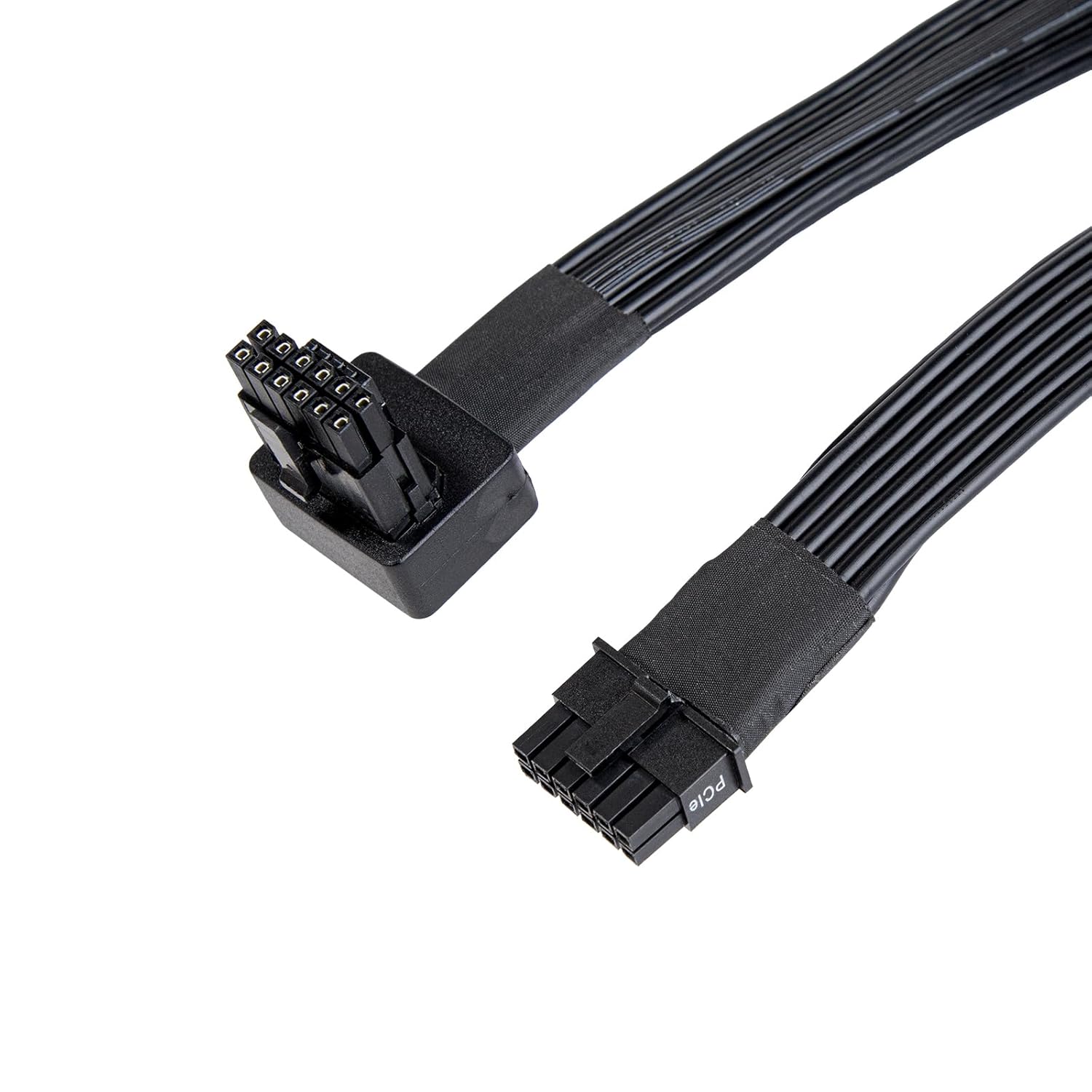 SilverStone Technology PP14-90 12+4 pines (PSU) a 12+4 pines (GPU) 90 en ángulo 12VHPWR PCIe Gen5 Cable, SST-PP14-90