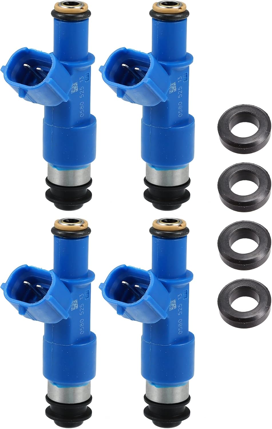 X AUTOHAUX 4 piezas 16611-AA720 inyector de combustible para Subaru WRX 6MT S209 2018-2021 para Subaru WRX 2006-2014 para Subaru Forester 2006-2013