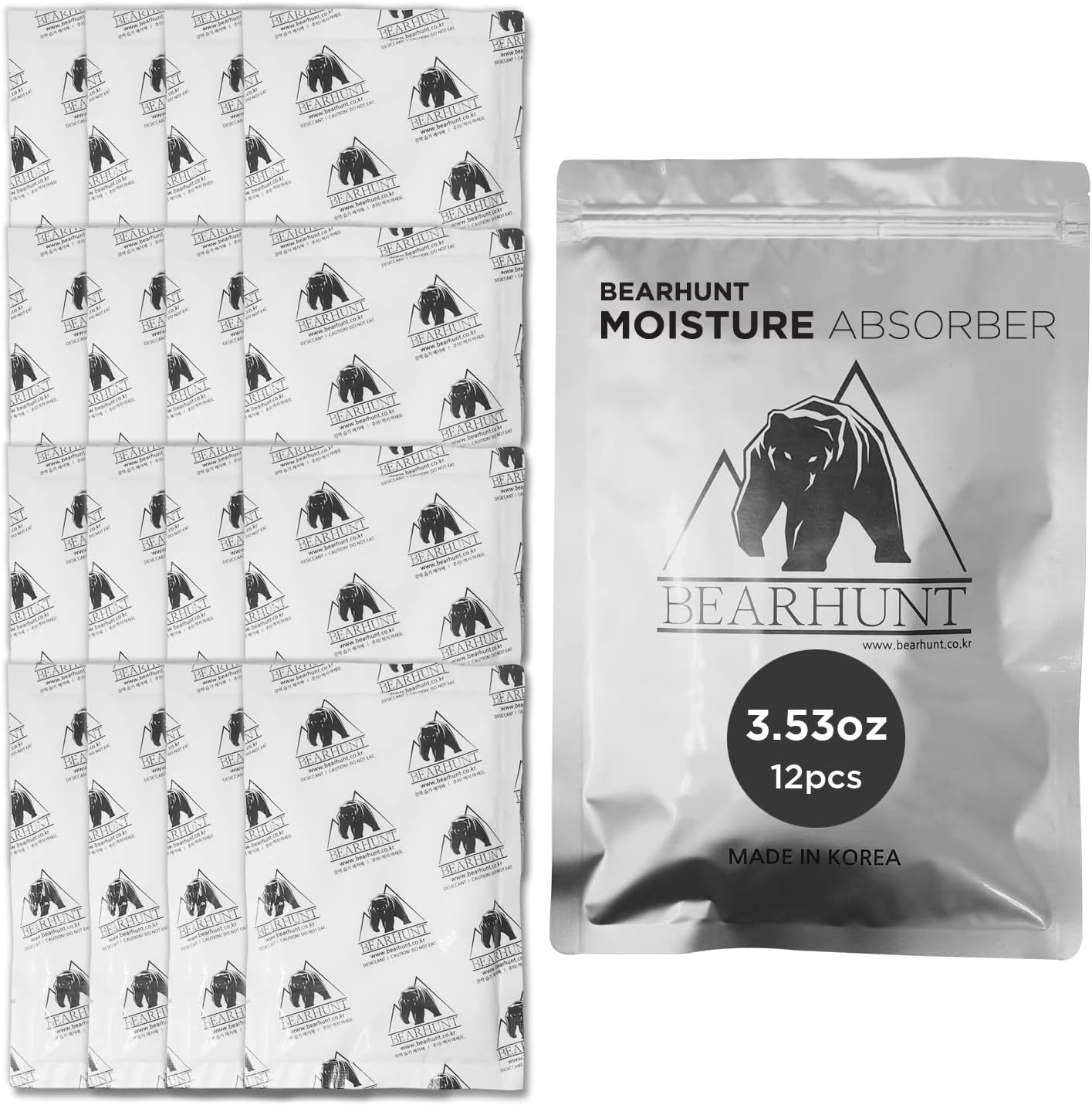 Desodorante absorbente de humedad zapatos, armario, tienda de campaña, etc. (3.53 oz x 12 piezas)