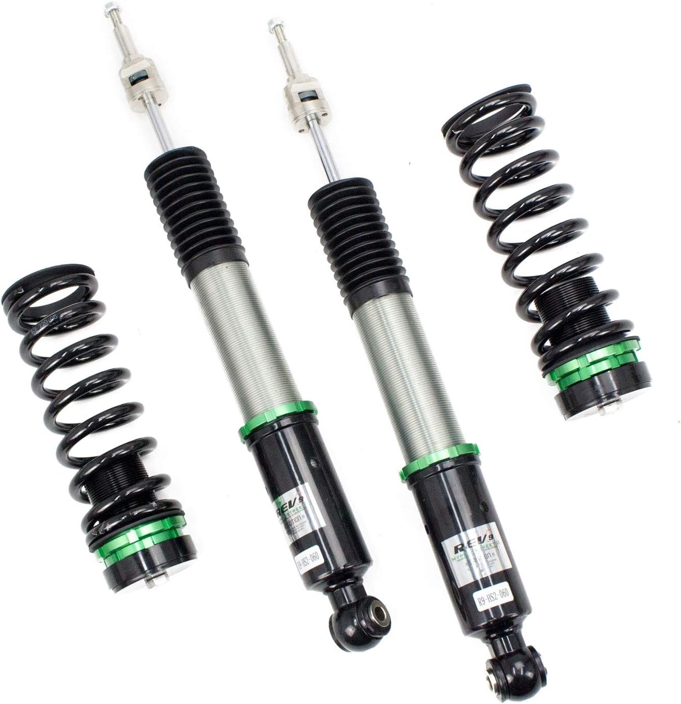 R9-HS2-060_1 compatible con Volkswagen Golf (MK7) 2015-20 Hyper-Street II Kit de coilover con ajuste de fuerza de amortiguación de 32 vías (1.949
