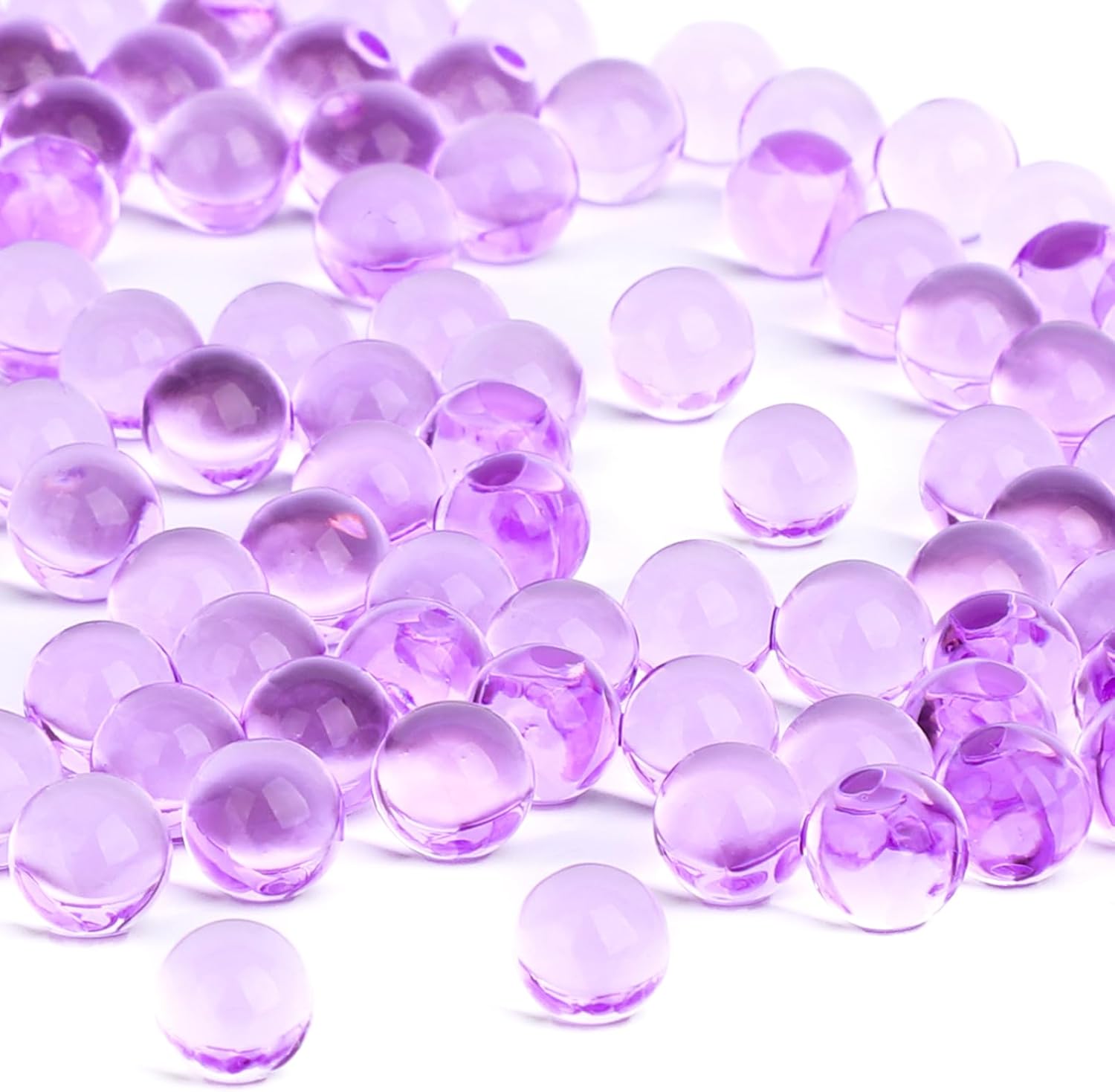 20000 cuentas de agua moradas para jarrones, cuentas de gel de cristal redondas para velas flotantes, decoración floral, fiesta de Navidad y