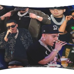 OBLUE Fuerza Singer Regida Band – Fundas de almohada de 20 x 30 pulgadas, funda de almohada para exteriores para decoración de sofá OBLUE Fuerza Singer Regida Band – Fundas de almohada de 20 x 30 pulgadas, funda de almohada para exteriores para decoración de sofá