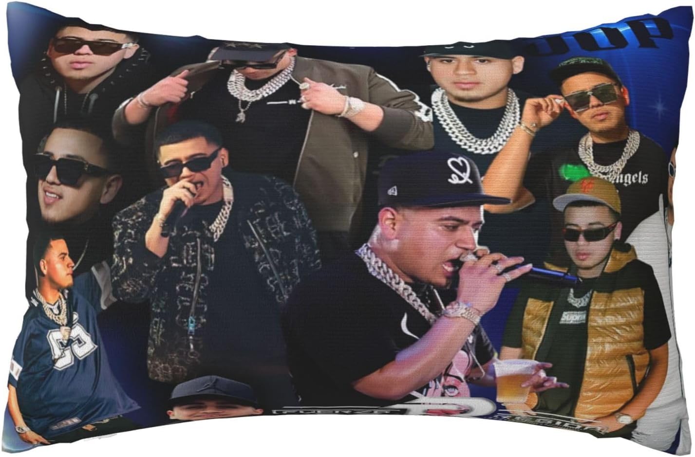 OBLUE Fuerza Singer Regida Band – Fundas de almohada de 20 x 30 pulgadas, funda de almohada para exteriores para decoración de sofá