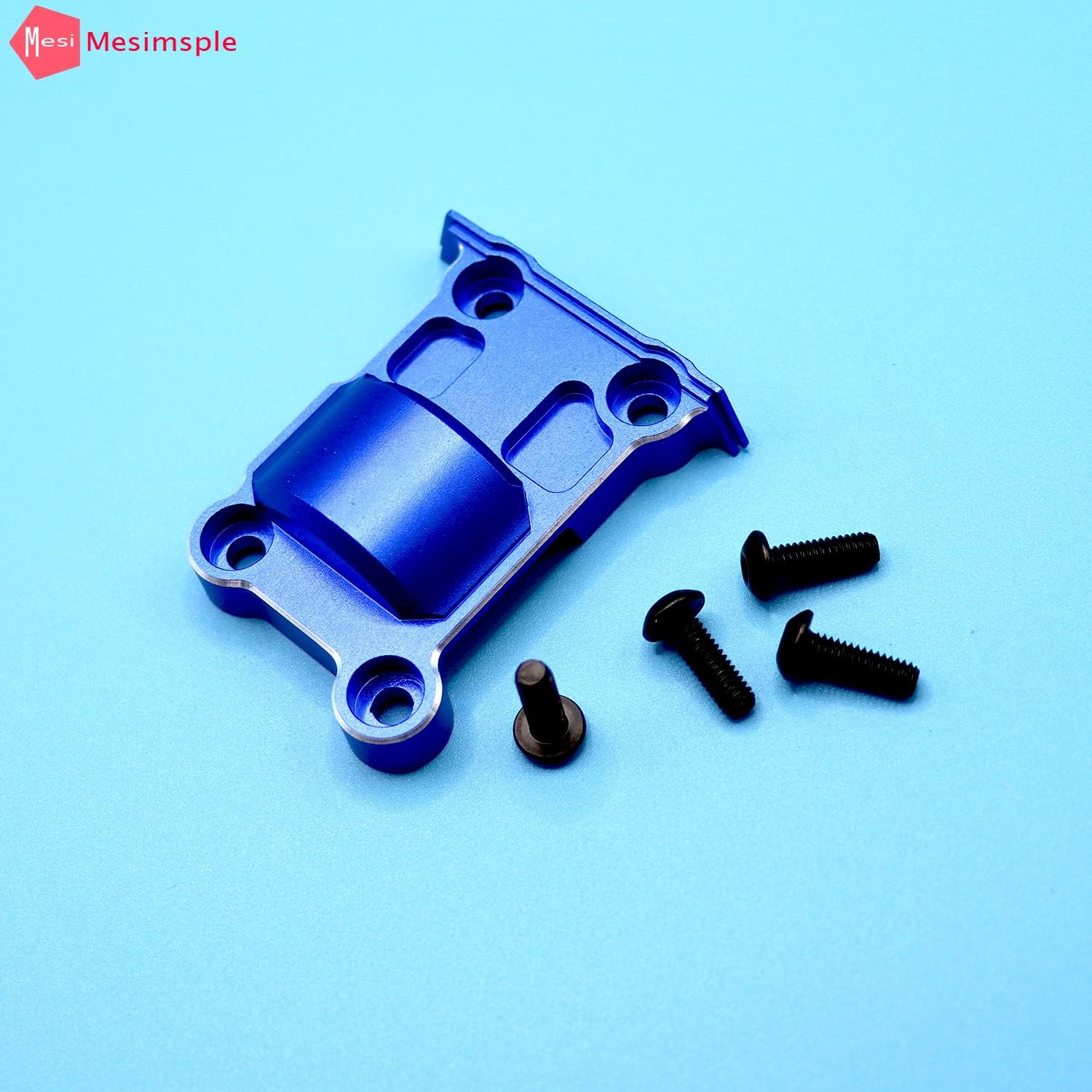 Mesimsple Alloy Xmaxx – Cubierta del diferencial trasero superior 7787 para 15 X-Maxx Drive Gear Cover X Maxx Diff Cover Truck Upgrades Blue