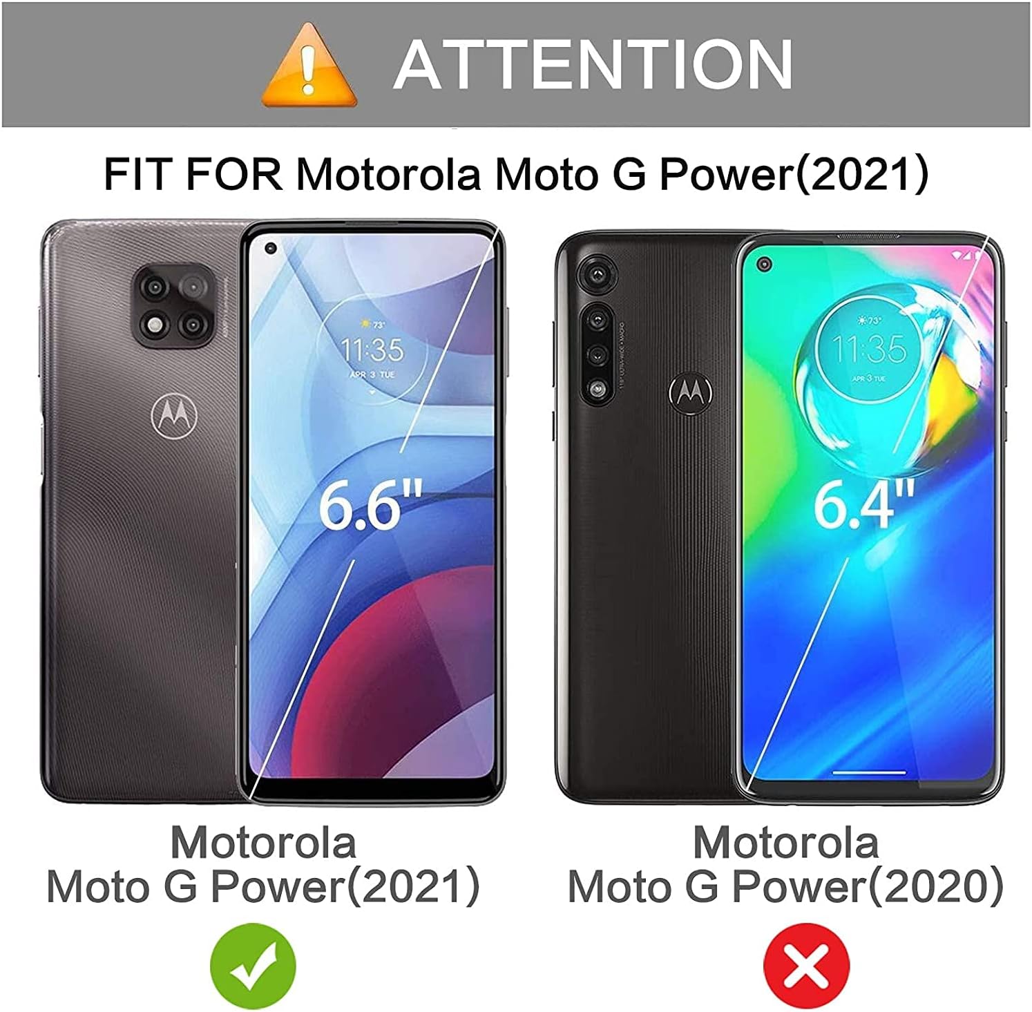 Moto G Power 2021 Edition – Funda protectora híbrida de silicona para Motorola Moto G Power 2021 Edition – Gris