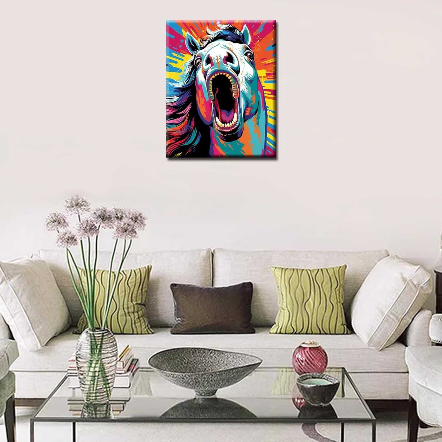 Pintura por números para adultos, pinturas acrílicas de animales por números para adultos, principiantes, niños, kit de pintura de números de