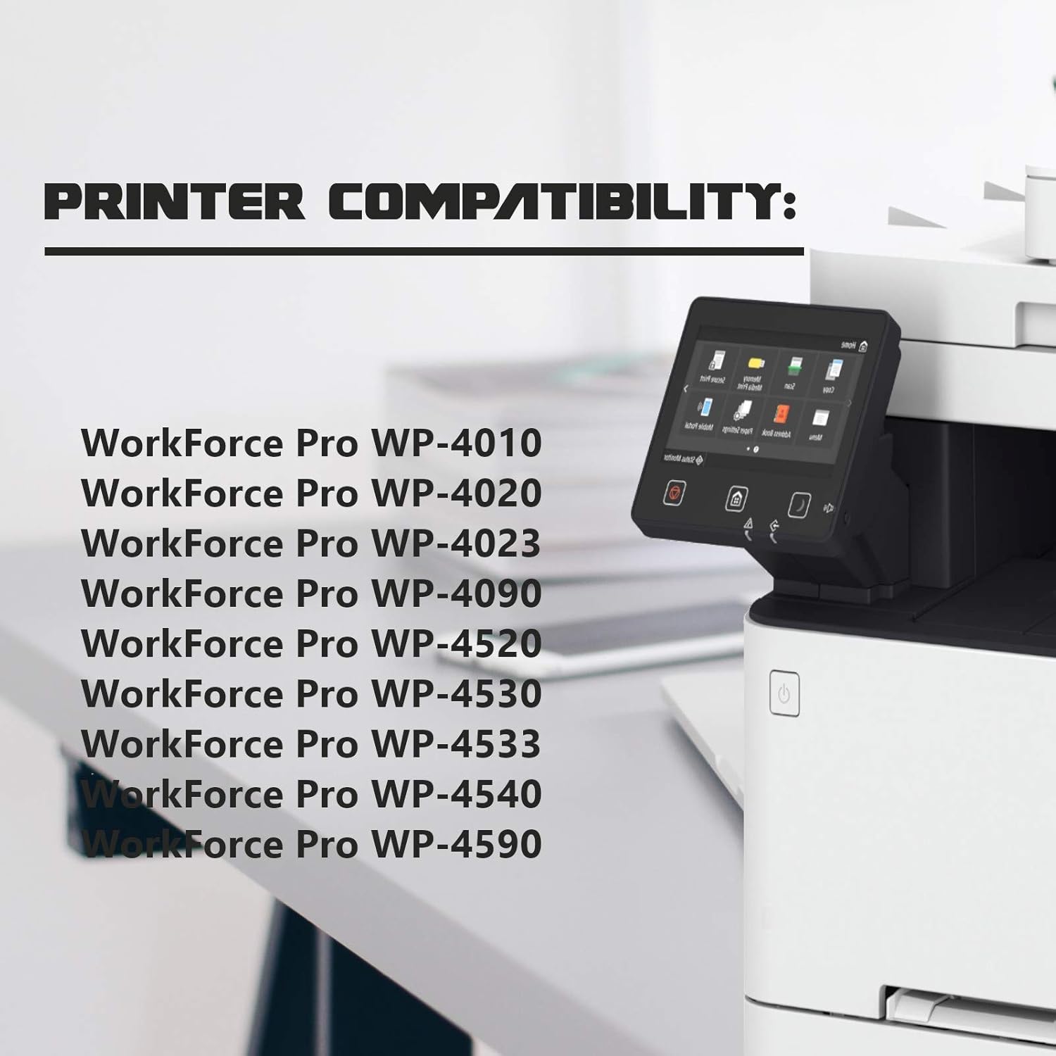 INK4WORK Repuesto remanufacturado para Epson 676XL T676XL 676 XL T676XL120 Cartucho de tinta para uso con Workforce Pro WP-4010 WP-4020 WP-4023