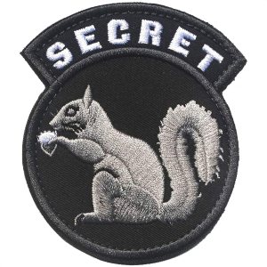 Parches militares de velcro secreto de ardilla, parches de moral, parche de velcro para planchar, parche de policía, parches de mochila militar para Parches militares de velcro secreto de ardilla, parches de moral, parche de velcro para planchar, parche de policía, parches de mochila militar para