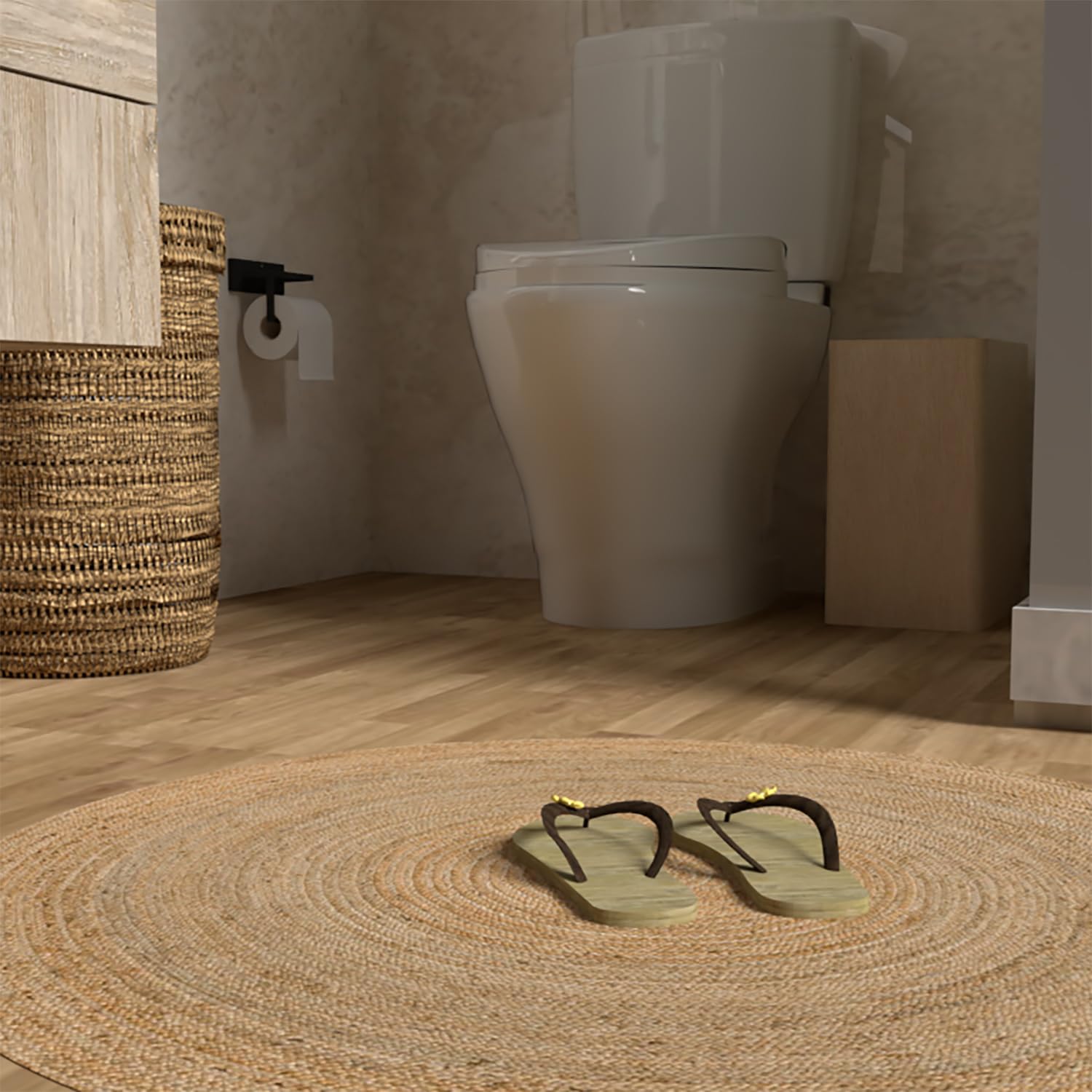 Bote de basura de madera moderno para baño, dormitorio, dormitorio y cuarto de servicio, cesta de basura pequeña para escritorio de oficina, cubo de