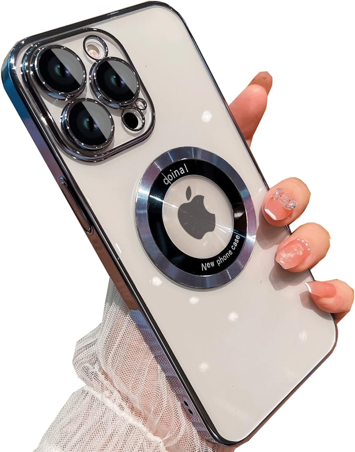 Funda magnética para iPhone 13 Pro Max, compatible con MagSafe, protector de cámara de lente de vidrio, fundas rígidas de lujo para iPhone 13 Pro