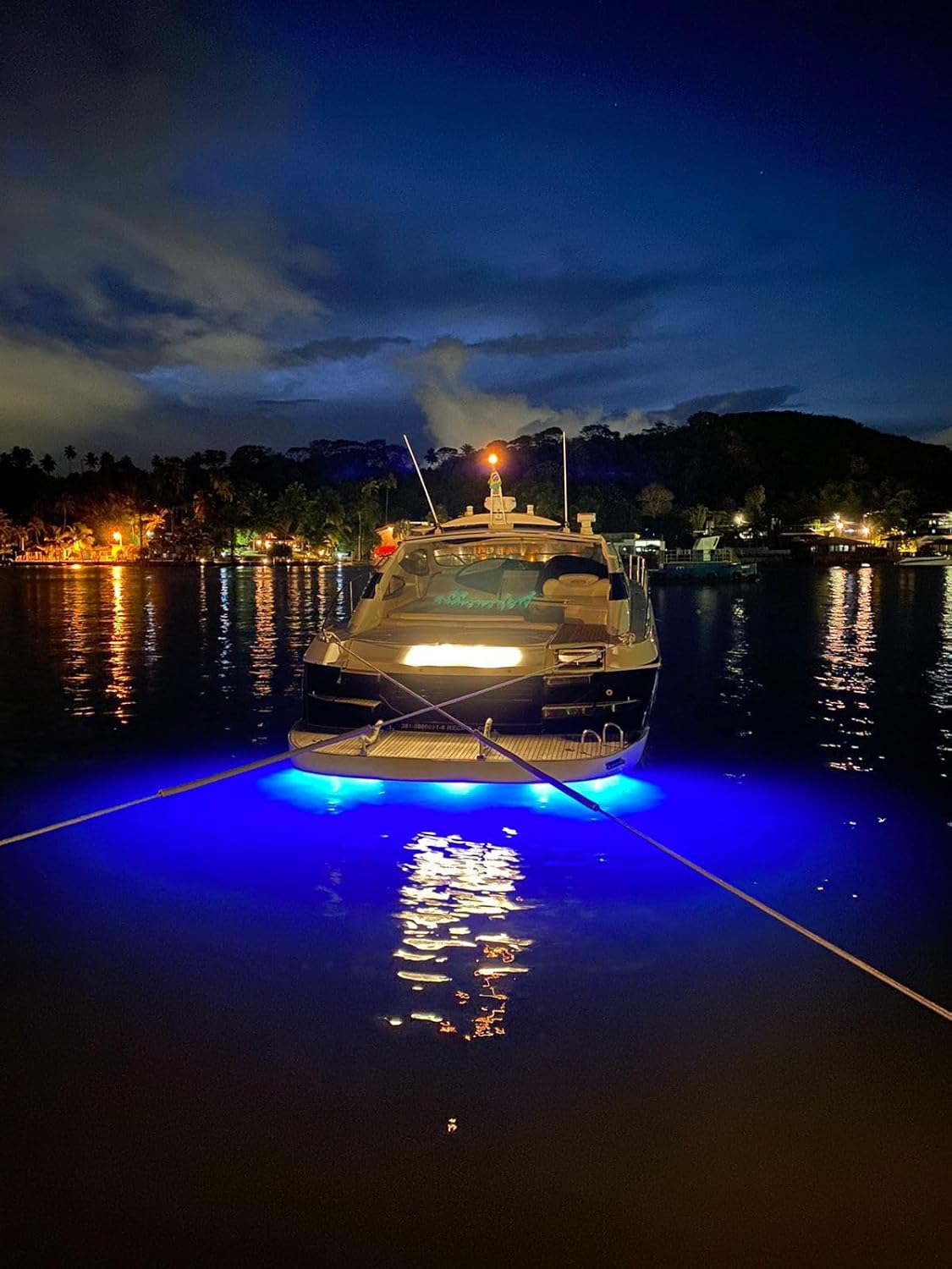 Barco subacuático azul del color llevó la luz IP68 36W 3030 42 LED 9-30V DC alto LumenLumen (Azul)