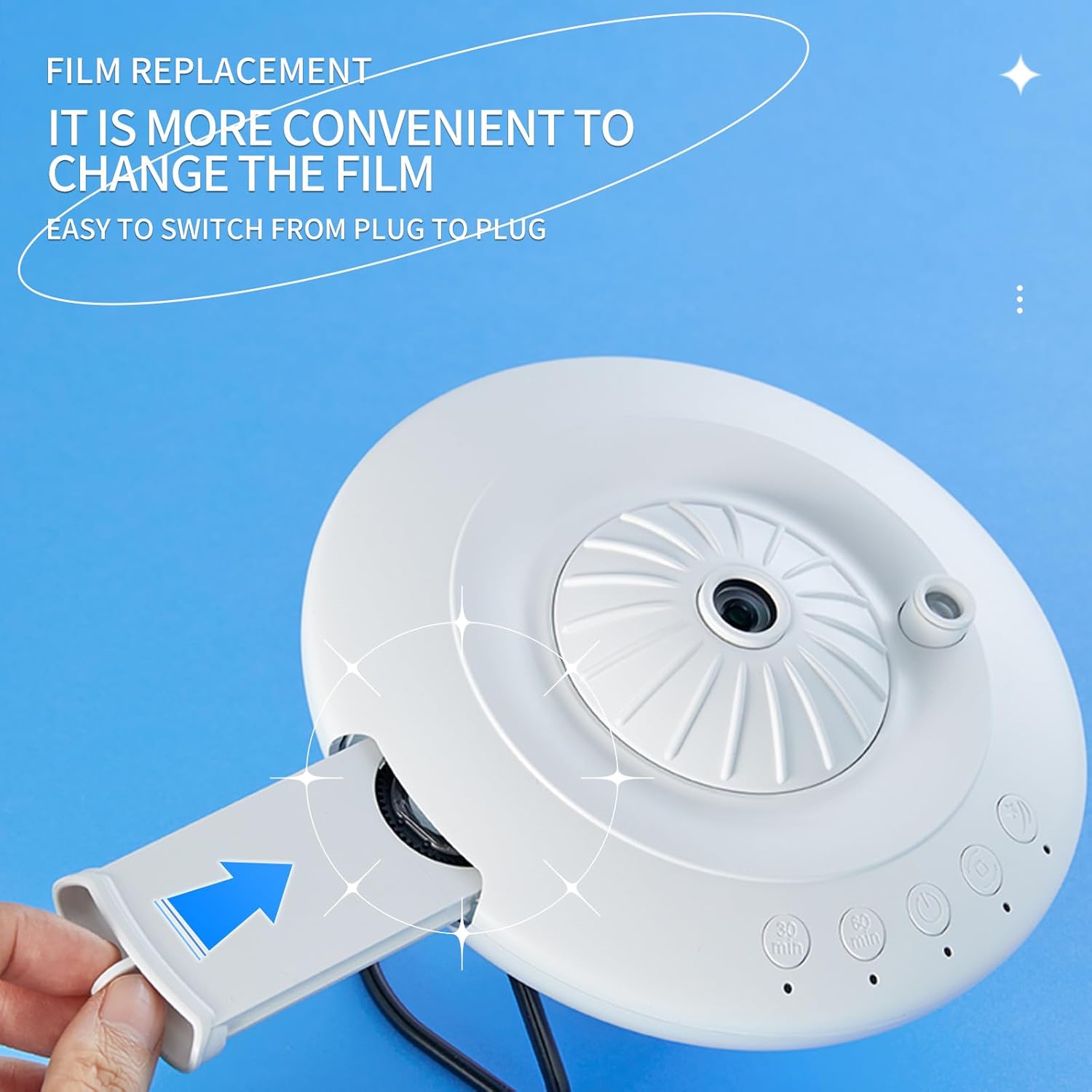 Upgraded Galaxy Projector Night Light,Realistic Star Projector, Super Clear Projector for Kids, Adult Bedrooms,Planetarium Outer Space Room for