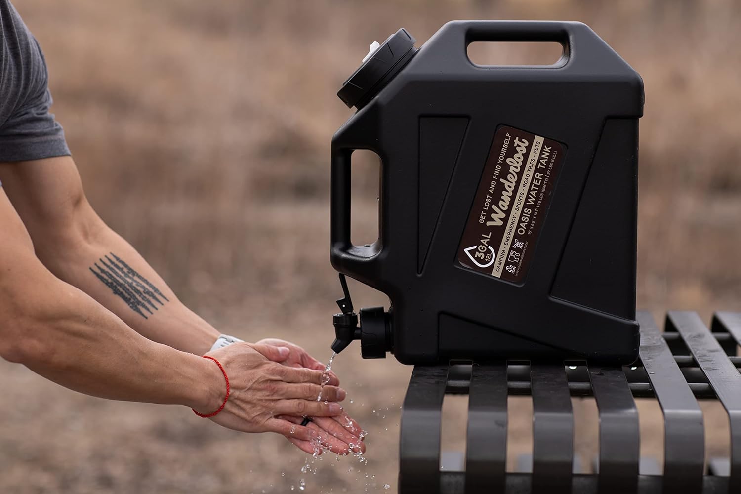 Tanque de agua portátil de 3 galones con grifo de bomba de agua recargable por USB, materiales de grado alimenticio, ideal para acampar,
