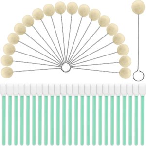 50 piezas de lana Daubers, cepillo de tinte de cuero, herramienta de tinte de cuero, Daubers de cuero para proyectos de manualidades de cuero DIY 50 piezas de lana Daubers, cepillo de tinte de cuero, herramienta de tinte de cuero, Daubers de cuero para proyectos de manualidades de cuero DIY