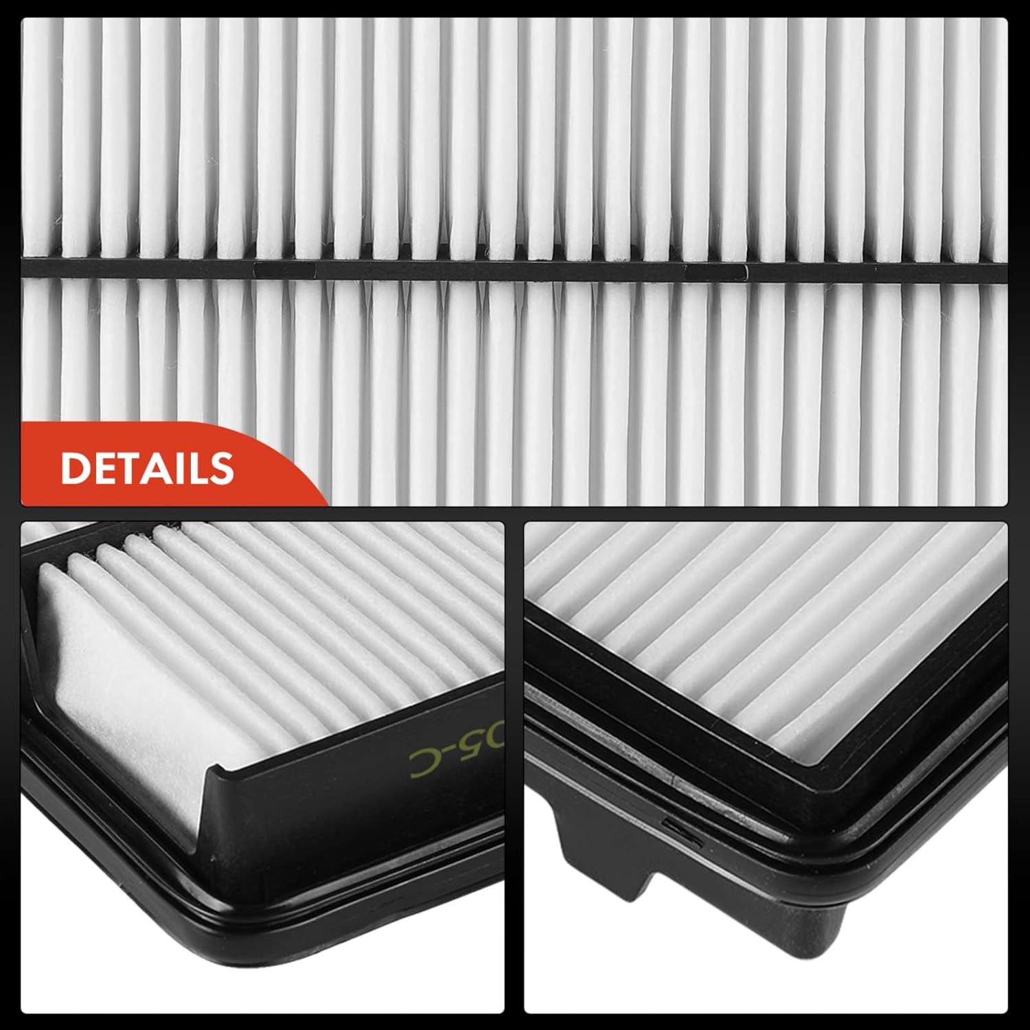 A-Premium Filtro de aire de motor compatible con Acura RDX 2019 2020 2021 2022 2023 – L4 2.0L – Reemplazo # 17220-5MS-H00