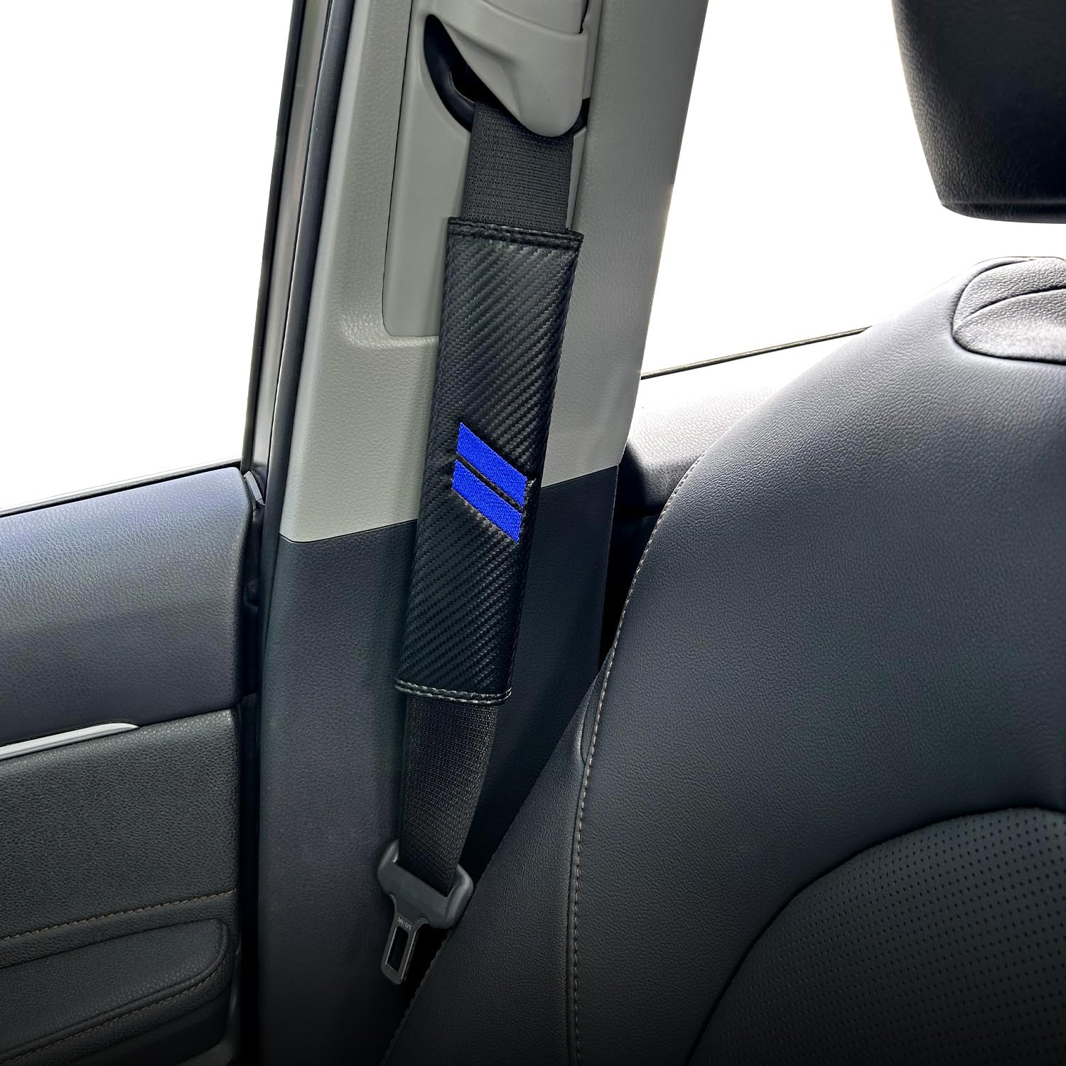 2 fundas de cinturón de seguridad para Dodge, accesorios para Dodge Charger Durango Challenger Journey, almohadillas de cuero para cinturón de