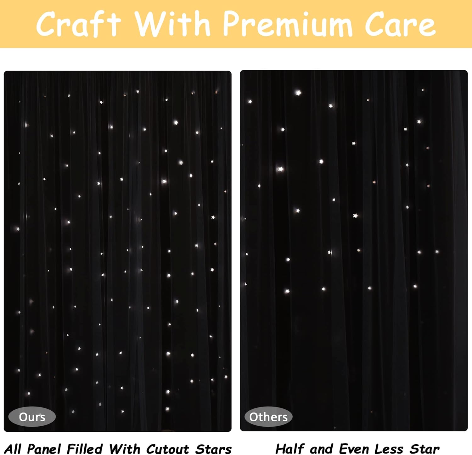 Kinryb Star – Cortinas de doble capa