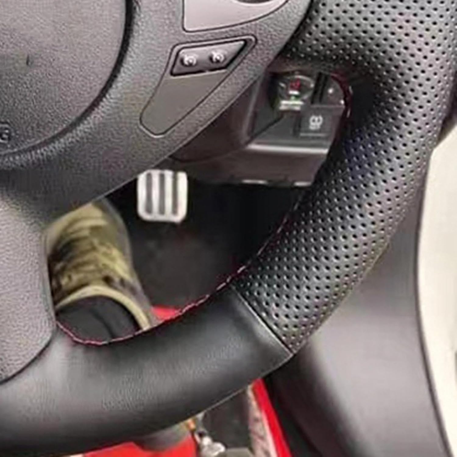 Funda de cuero cosida a mano, para Infiniti FX FX35 FX37 FX50 QX70 Nissan Juke 370Z Note (Reino Unido), accesorios de coche