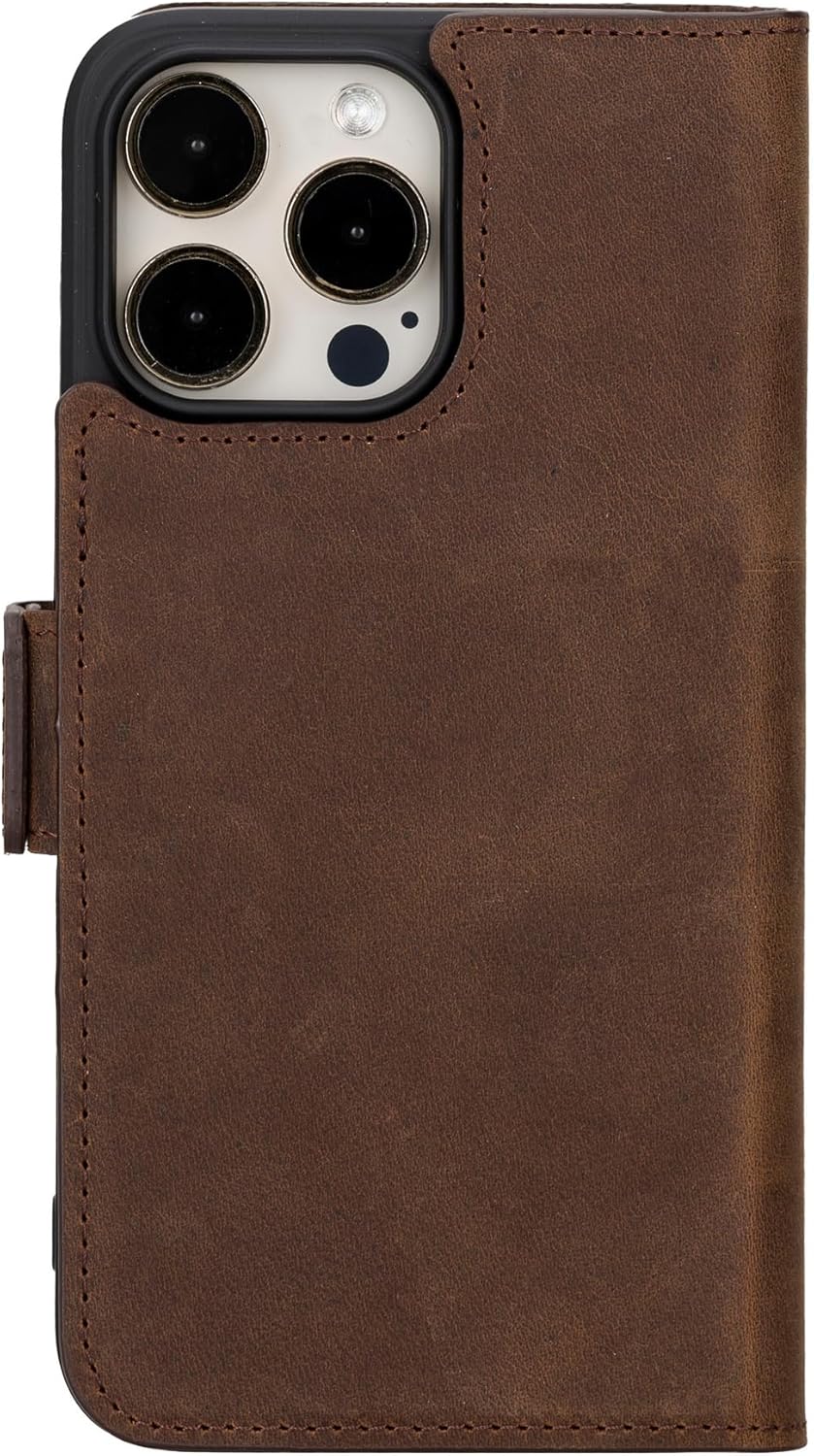 Bayelon Funda de piel tipo cartera para iPhone 15 Pro Max, funda con tapa para tarjetas, funda tipo cartera para iPhone 15 Pro Max, funda tipo