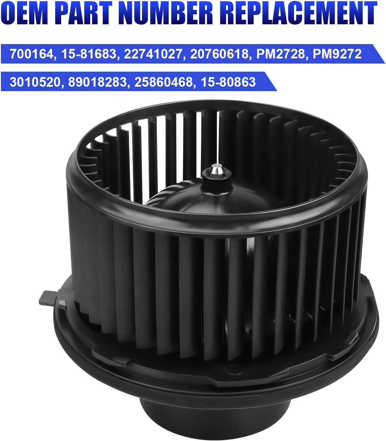 Motor soplador de calentador de CA con ventilador para Chevy Silverado Suburban Avalanche Tahoe GMC Sierra Yukon 1500 2500 Cadillac Escalade HVAC